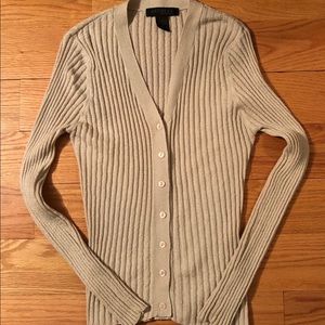 Beautiful Express Tan Sweater Size Medium